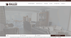 Desktop Screenshot of immobilier-bethauser.com